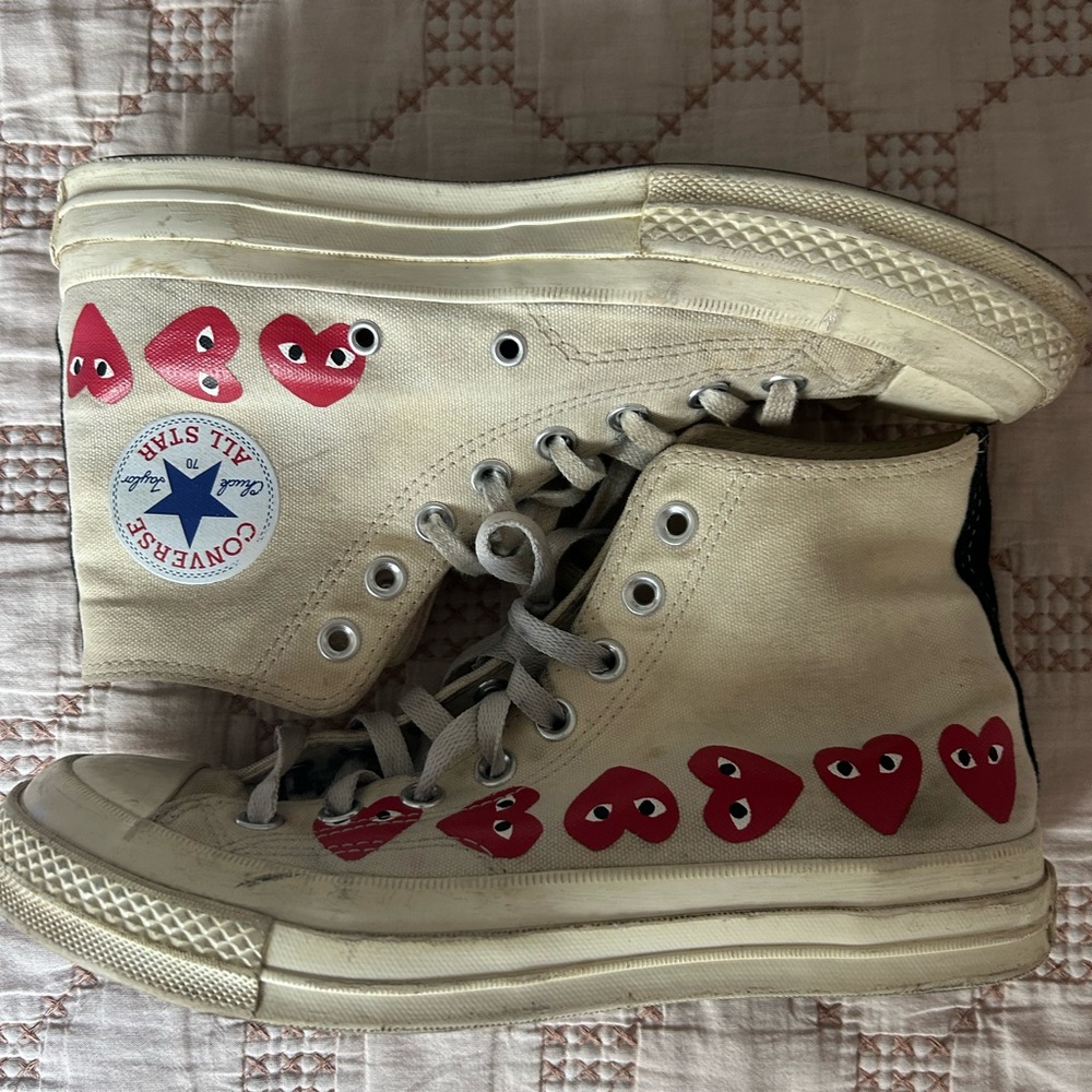 Comme de Garçons PLAY x Converse Heart High top sneakers